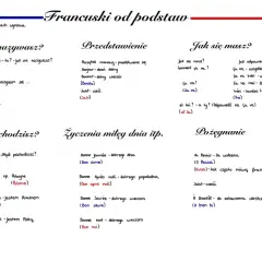 Francuski od podstaw: powitanie po francusku, przedstawianie się, jak się masz, skąd pochodzisz, życzenia i pożegnania.