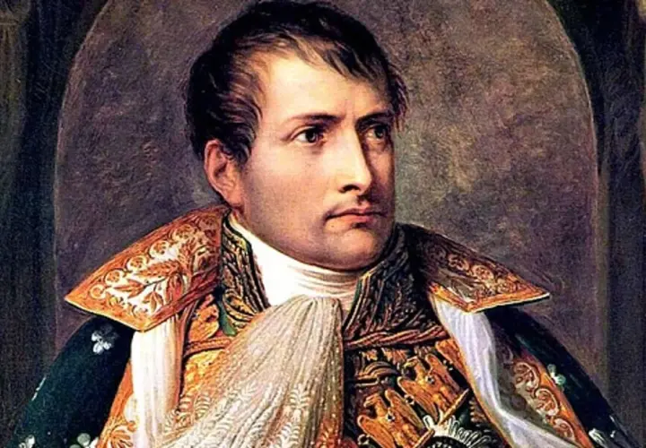 Portret Napoleona Bonaparte w bogatym stroju. Czy wiesz, że Napoleon Bonaparte ciekawostki to fascynująca podróż w przeszłość?